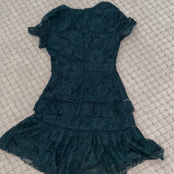 Lulus elegant forest green dress - Picture 3 of 3